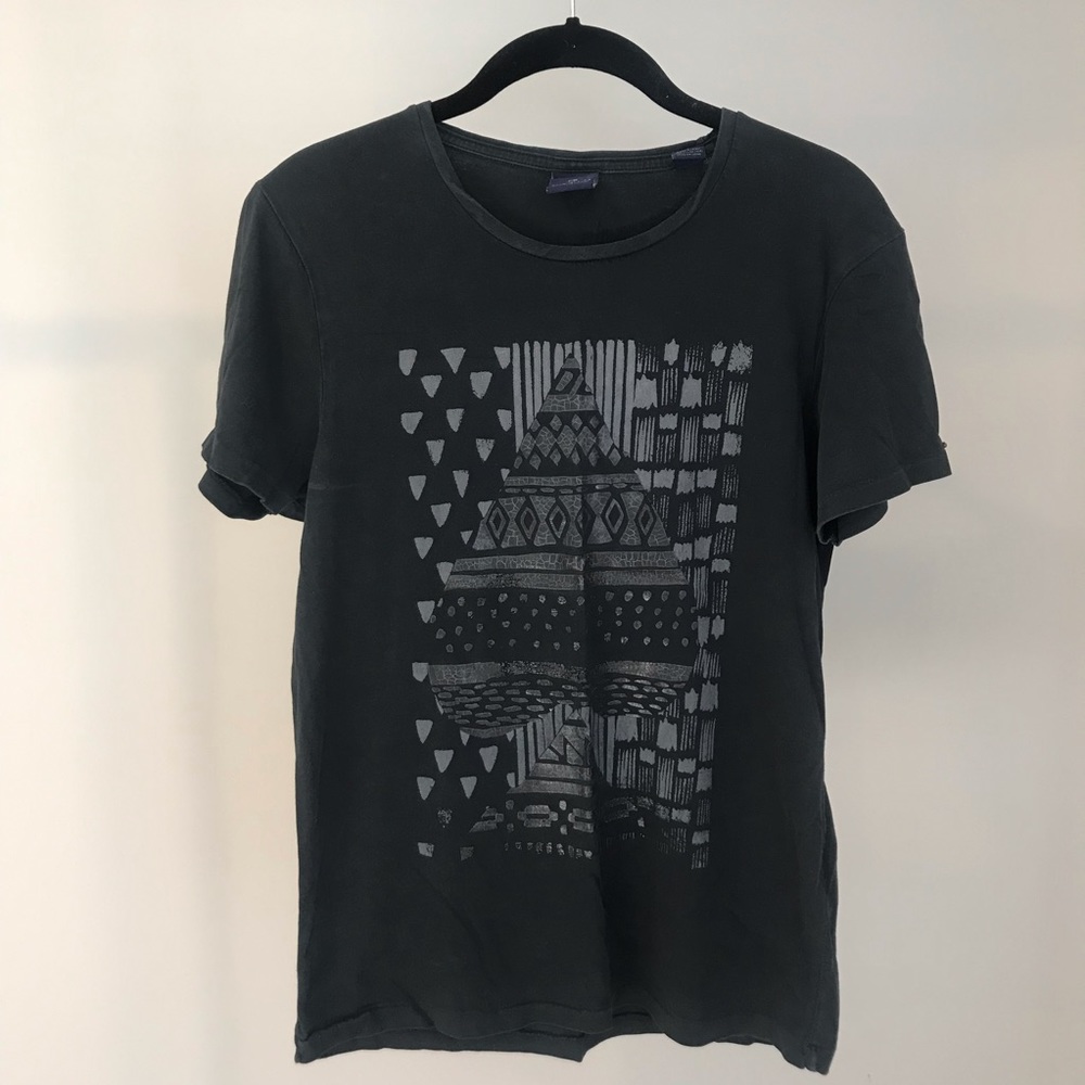 Scotch & Soda Spade Textured Tee